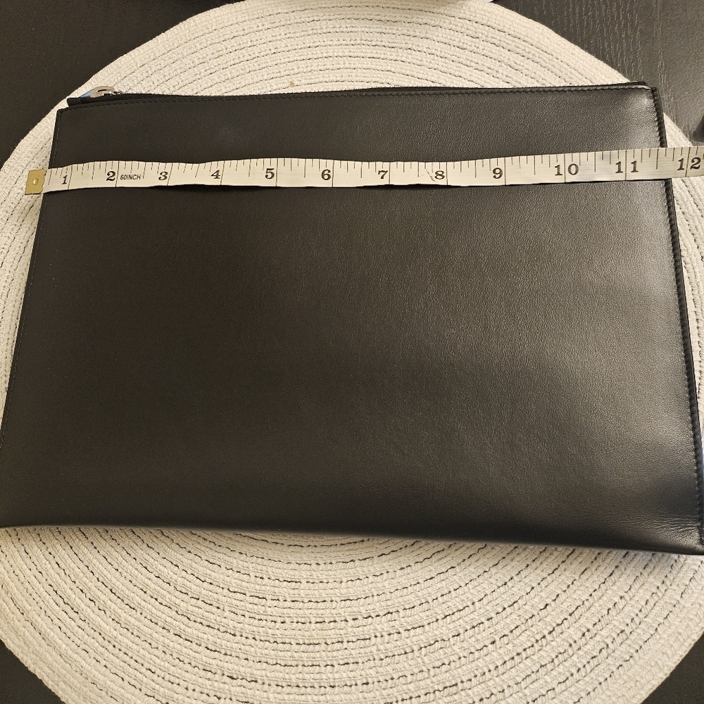 Saint Laurent Leather Zip Pouch / Document Holder - Picture 3 of 9